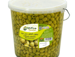 pitted green olive