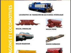 1er Gamme, Différents types de wagons et locomotive